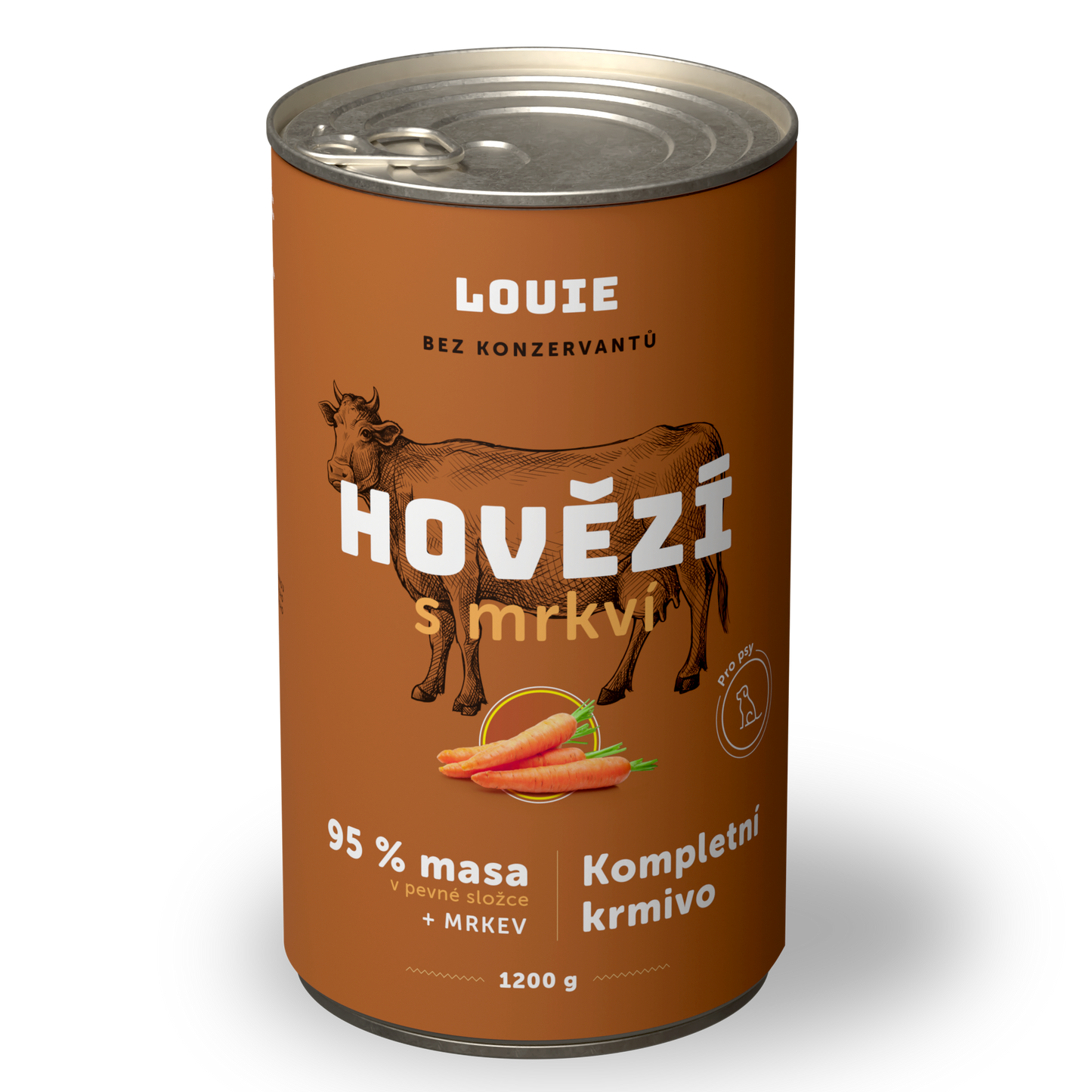 Hovězí s mrkví 1200 g