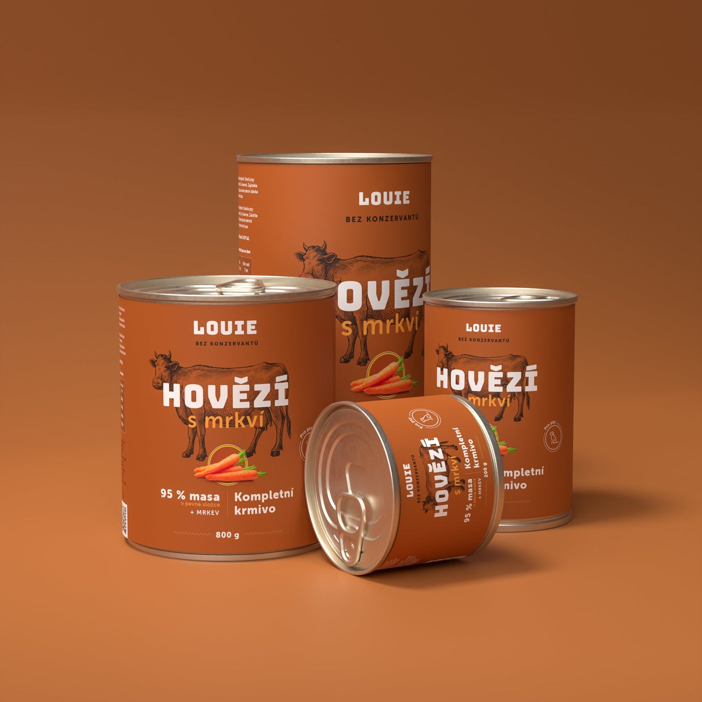 Hovězí s mrkví 200 g
