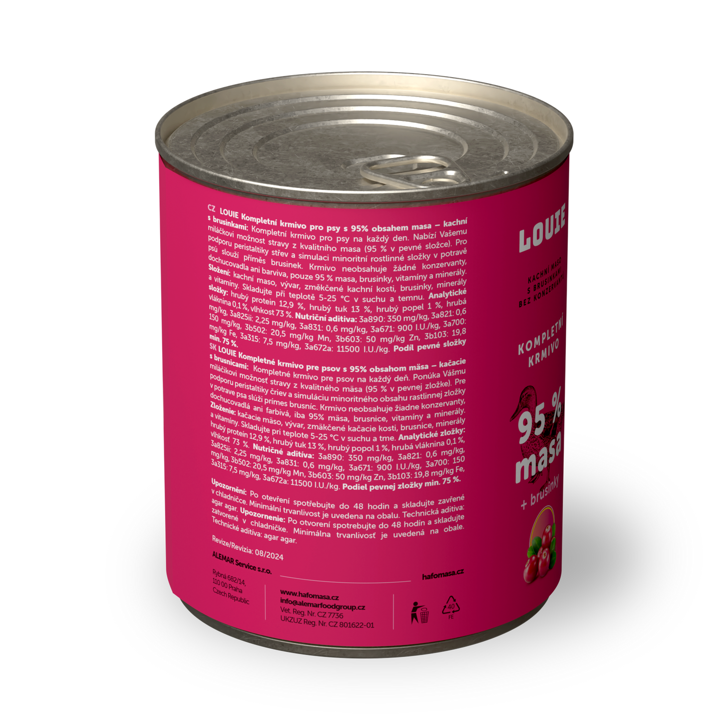Kačacie s brusnicami 800g