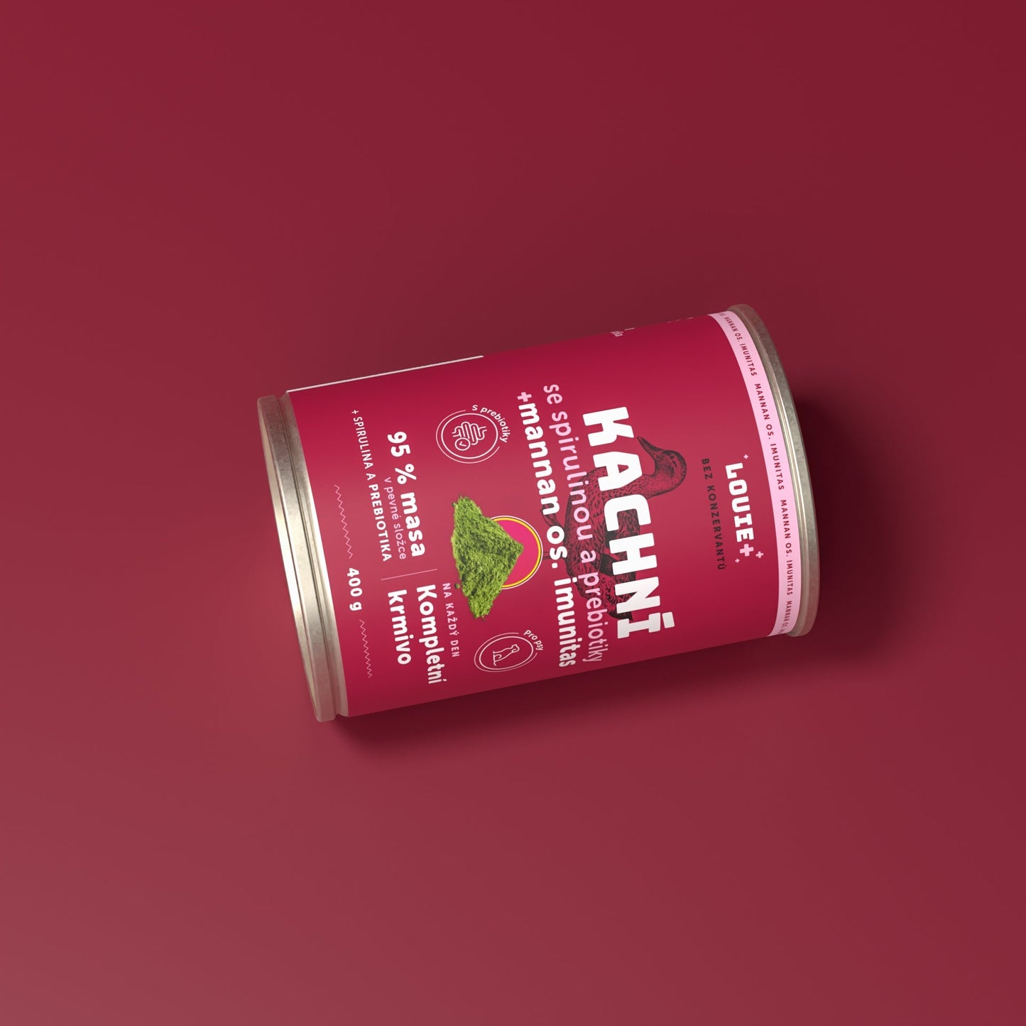 Výhodné balenie 8 ks - Kačacie so spirulinou a prebiotikami 400g