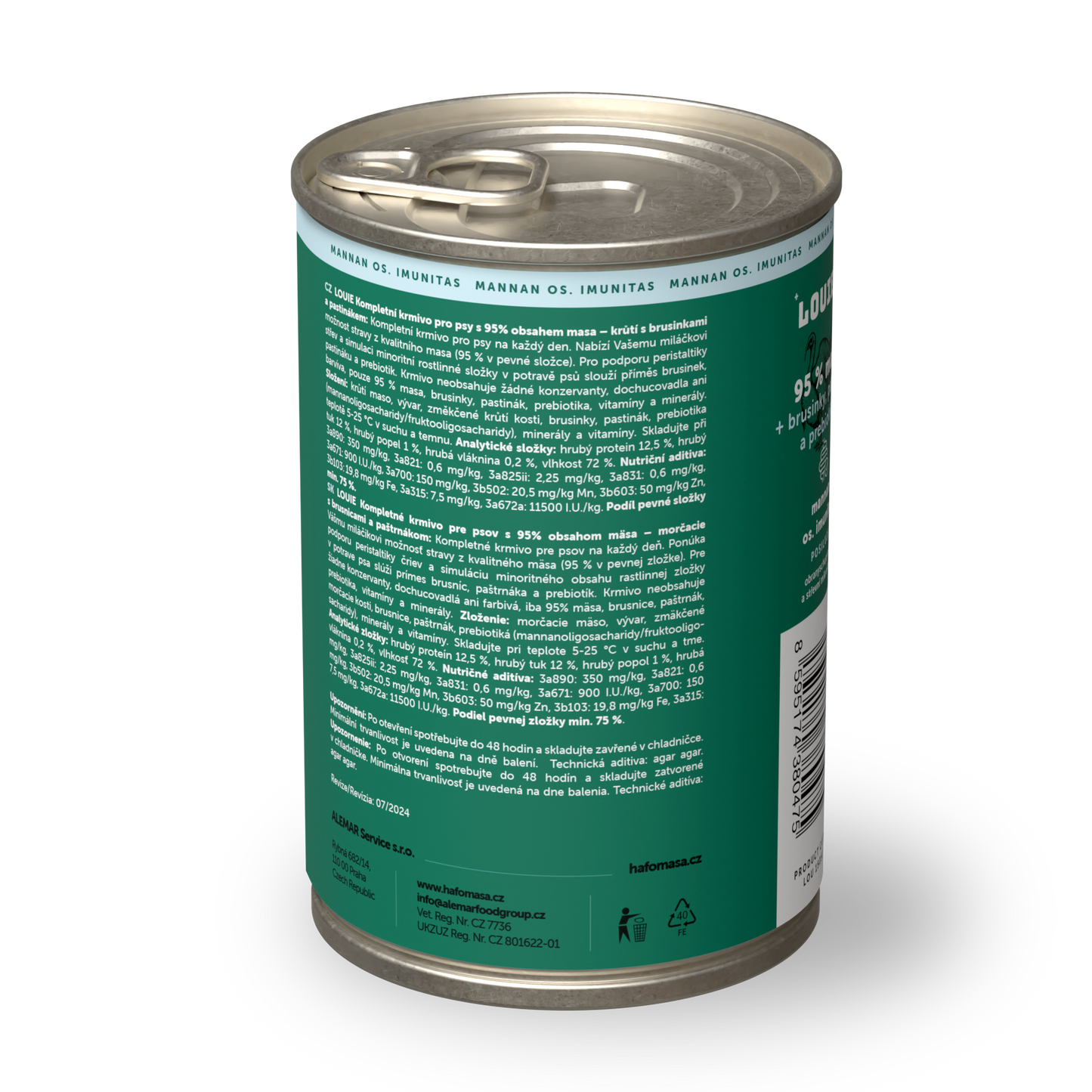 Morčacie s brusnicami, petržlenom + prebiotikami 400 g