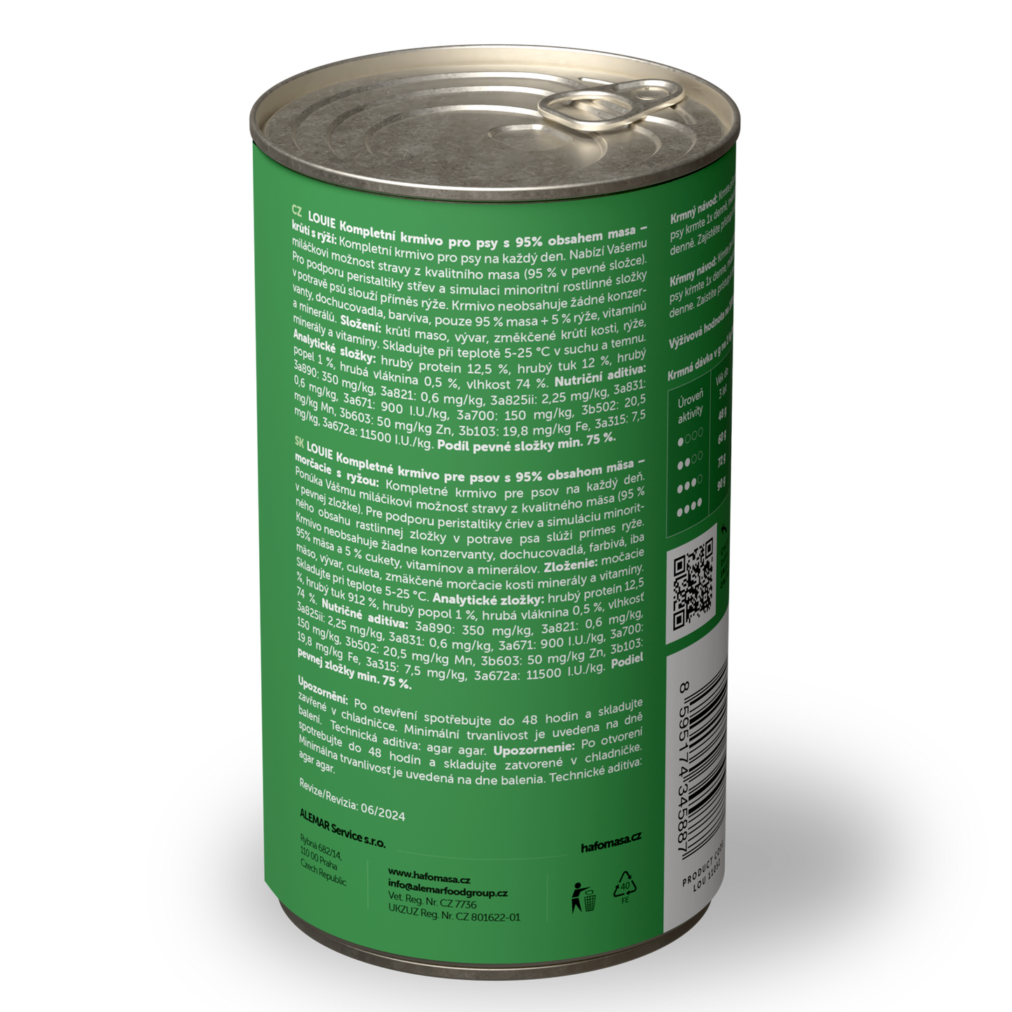 Výhodné balenie 6 ks - Morčacie s ryžou 1200g