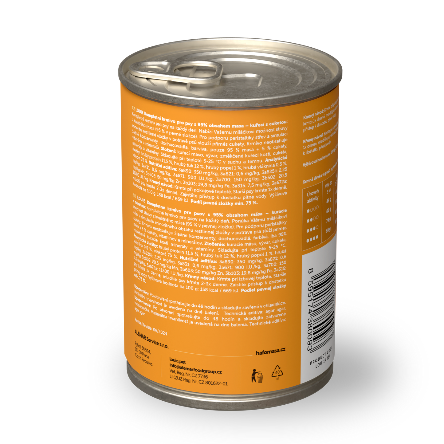 Kuracie s cuketou 400g