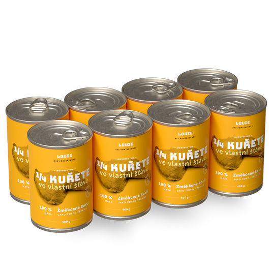 Výhodné balení 8 ks - 1/4 kuřete 100% maso 400 g