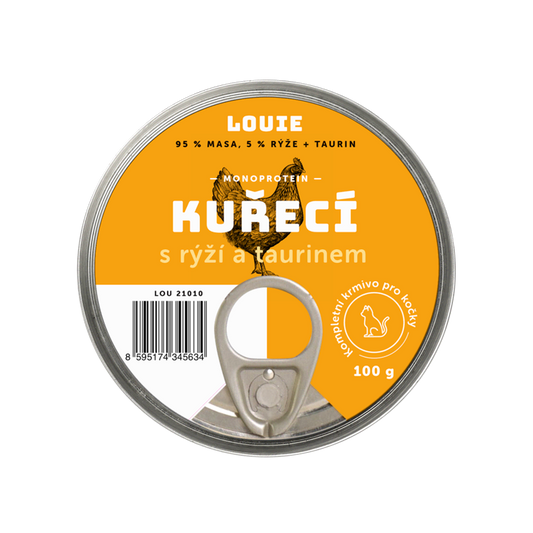 Kuřecí s rýží a taurinem 100 g