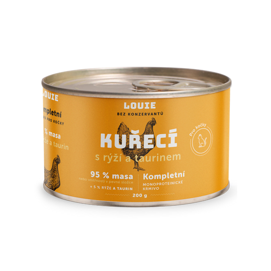 Kuřecí s rýží a taurinem 200 g