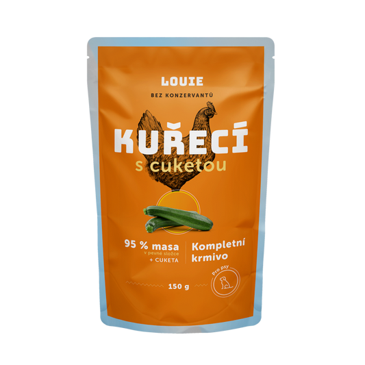 Kuřecí kapsička s cuketou 150g