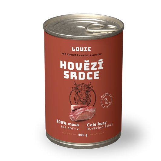 Hovězí srdce 100% maso 400 g