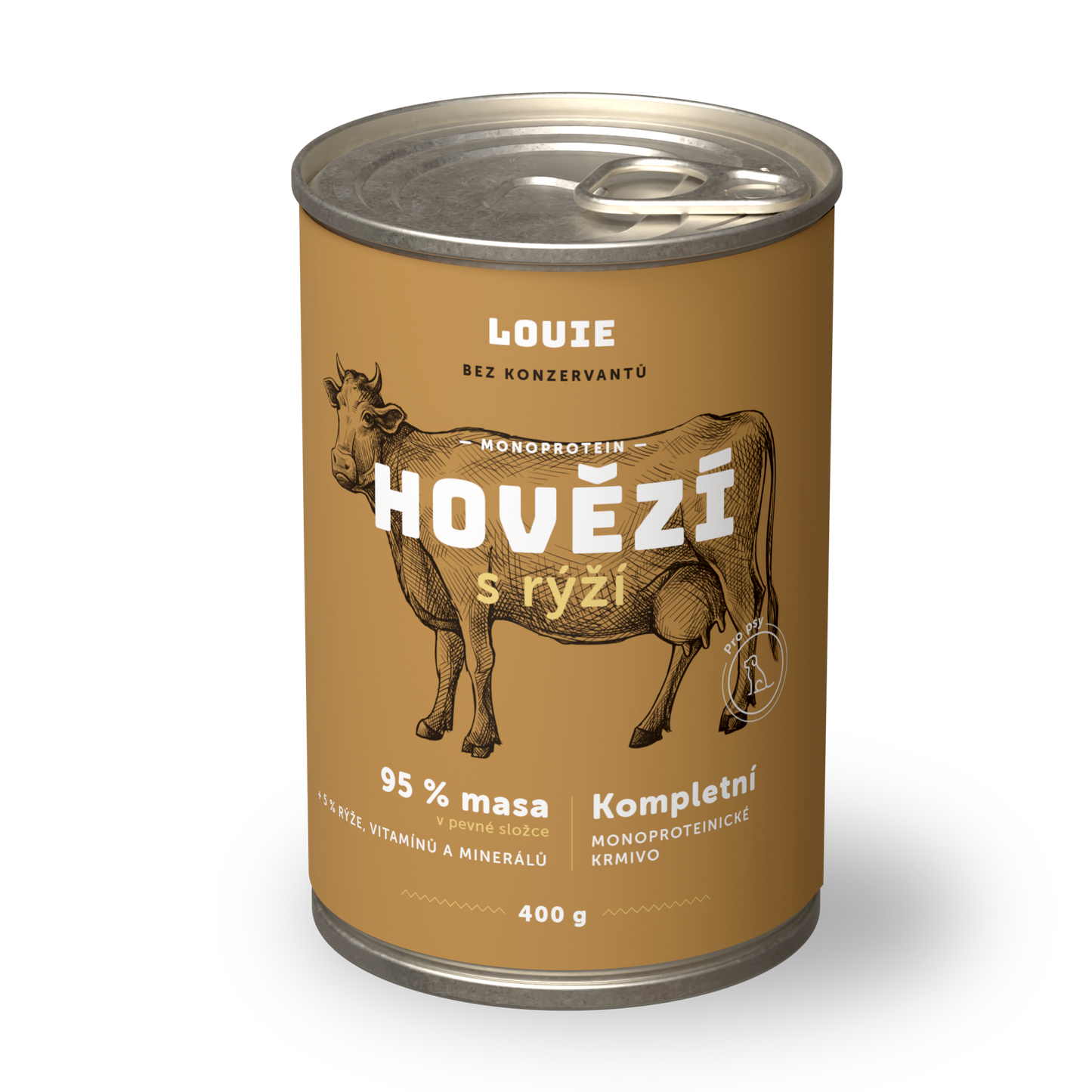 Hovězí s rýží 400 g