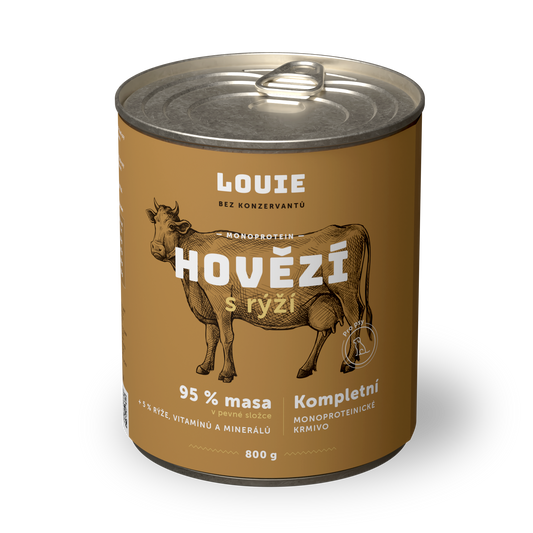 Hovězí s rýží 800 g