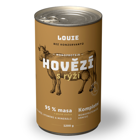 Hovězí s rýží 1200 g