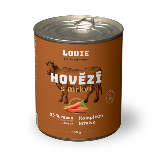 Hovězí s mrkví 800 g