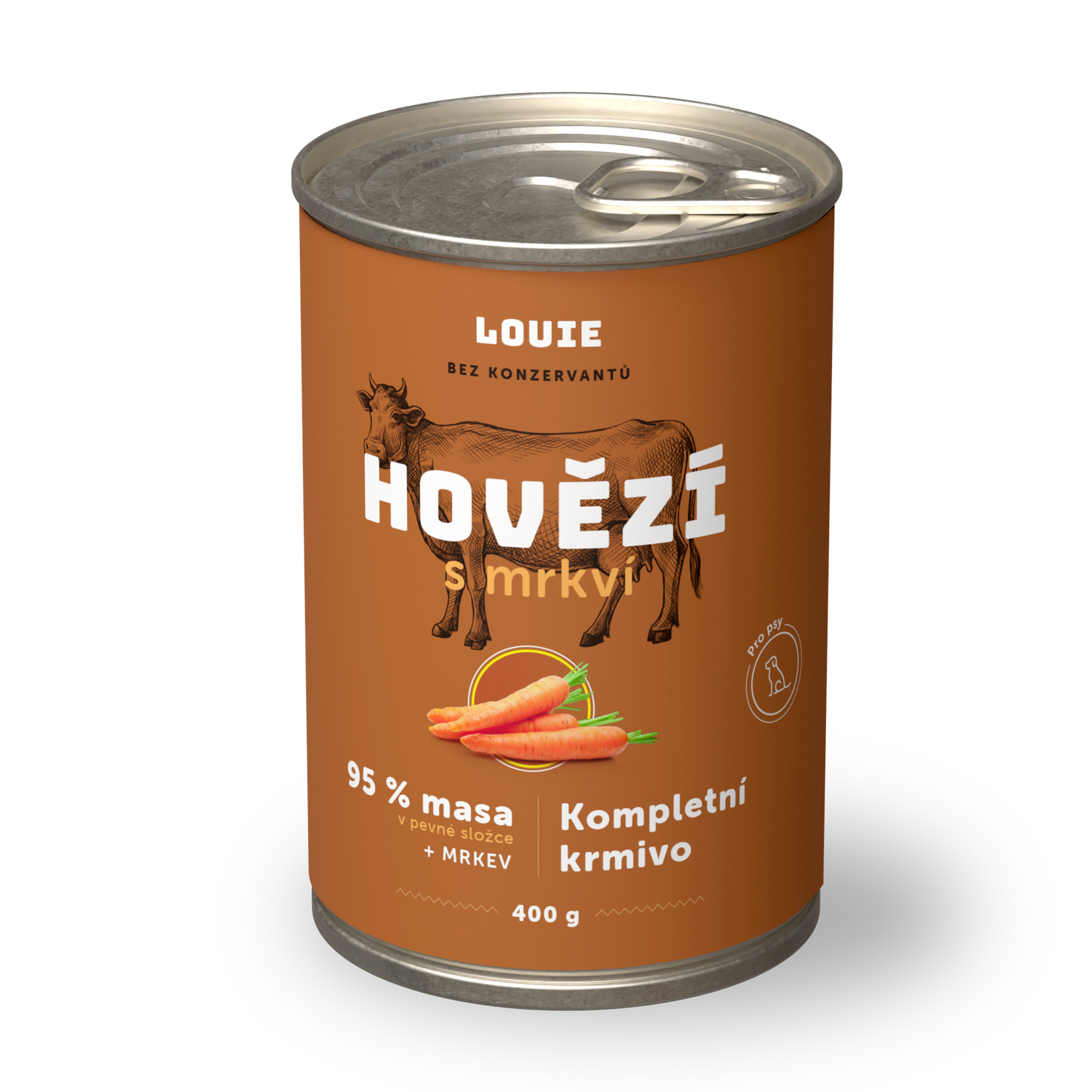 Hovězí s mrkví 400 g