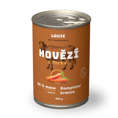 Hovězí s mrkví 400 g