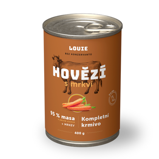 Hovězí s mrkví 400 g