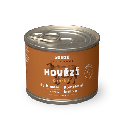 Hovězí s mrkví 200 g