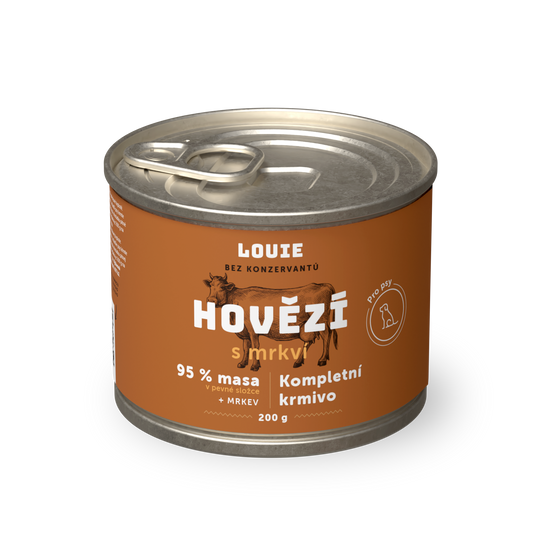 Hovězí s mrkví 200 g
