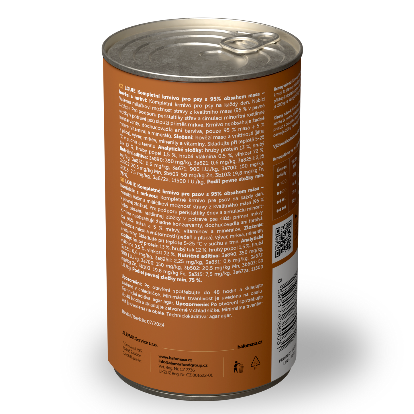Hovězí s mrkví 1200 g