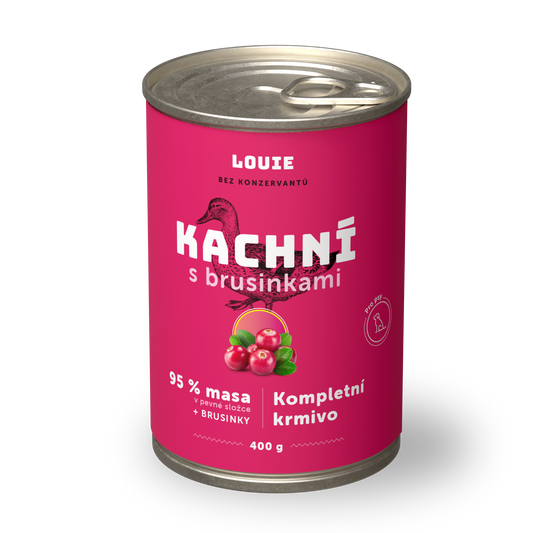 Kachní s brusinkami 400 g