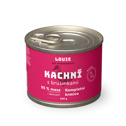Kačacie s brusnicami 200g