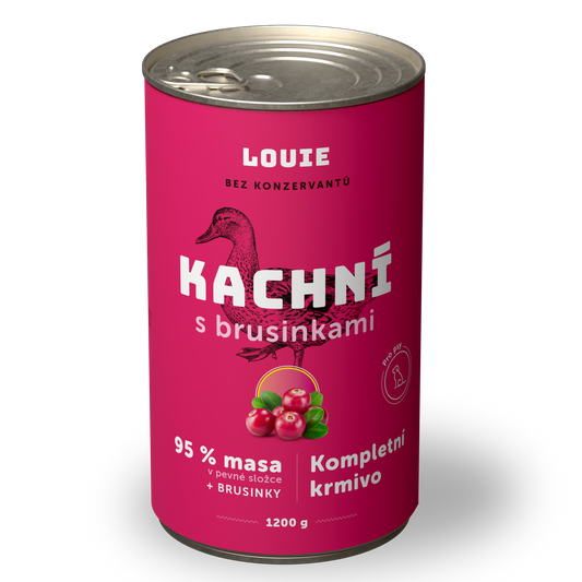 Kachní s brusinkami 1200g
