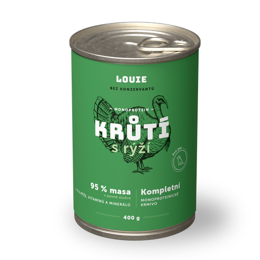 Krůtí s rýží 400 g