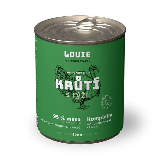 Krůtí s rýží 800 g