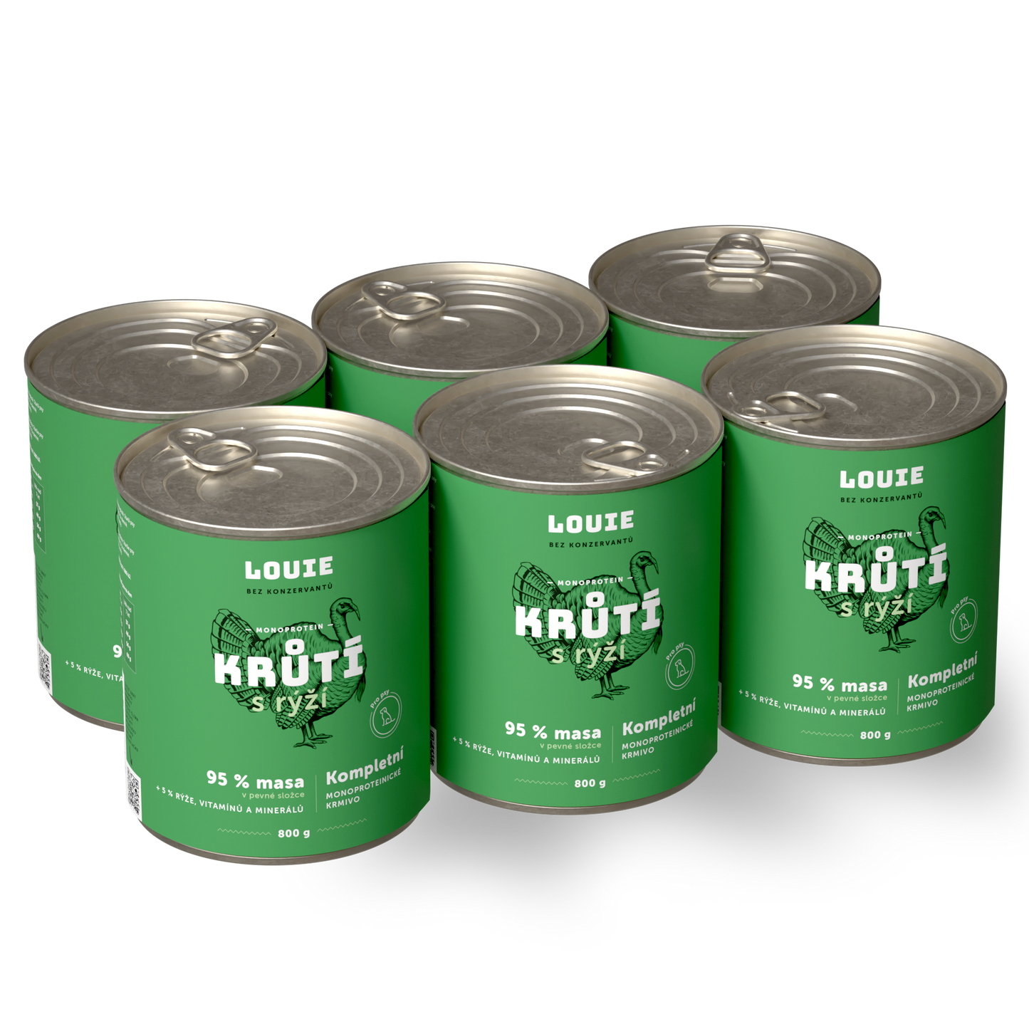  Výhodné balenie 6 ks - Morčacie s ryžou 800g