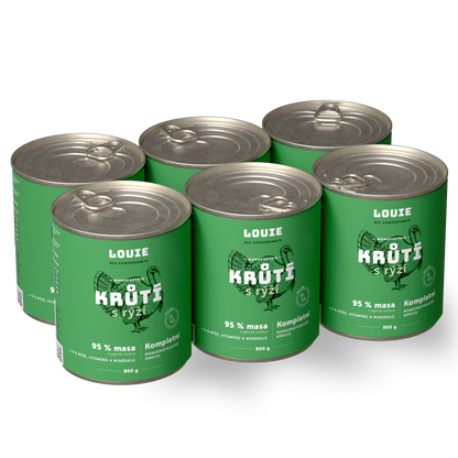  Výhodné balenie 6 ks - Morčacie s ryžou 800g