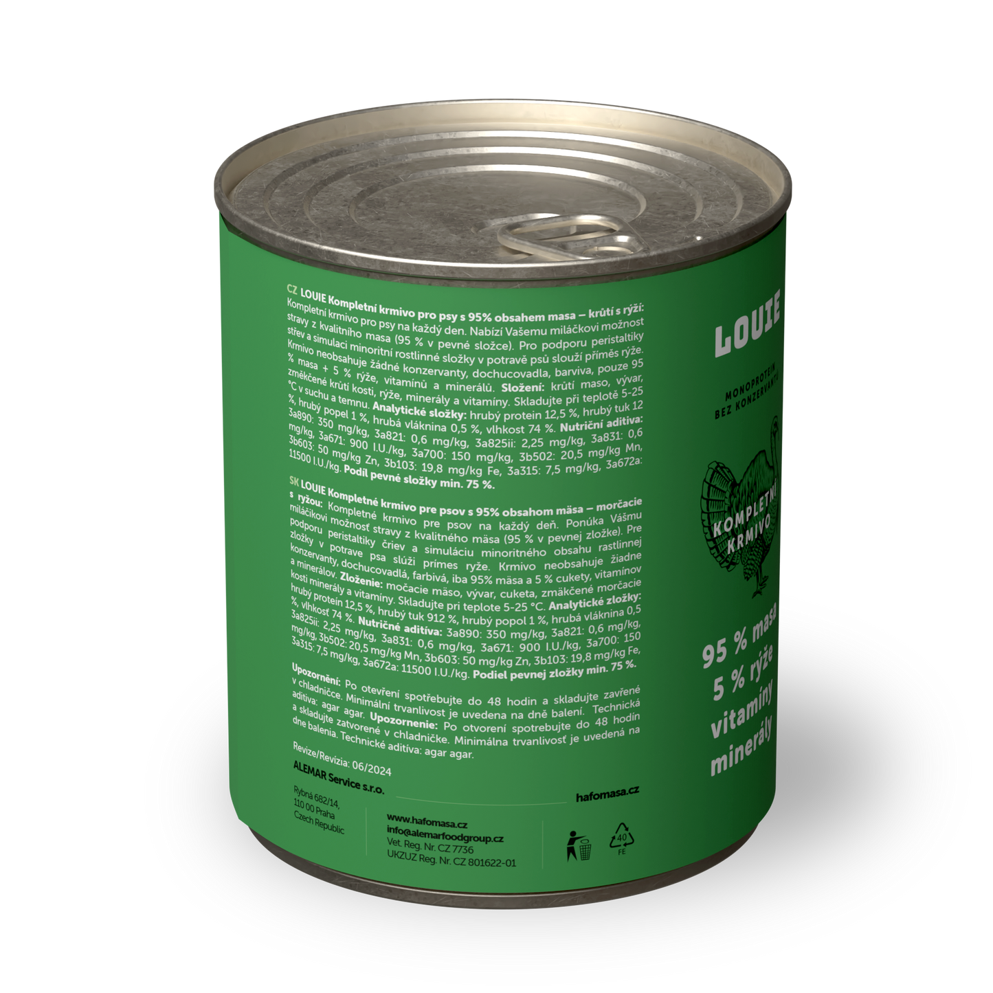  Výhodné balenie 6 ks - Morčacie s ryžou 800g