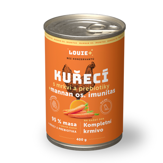Kuřecí s mrkví a prebiotiky 400g