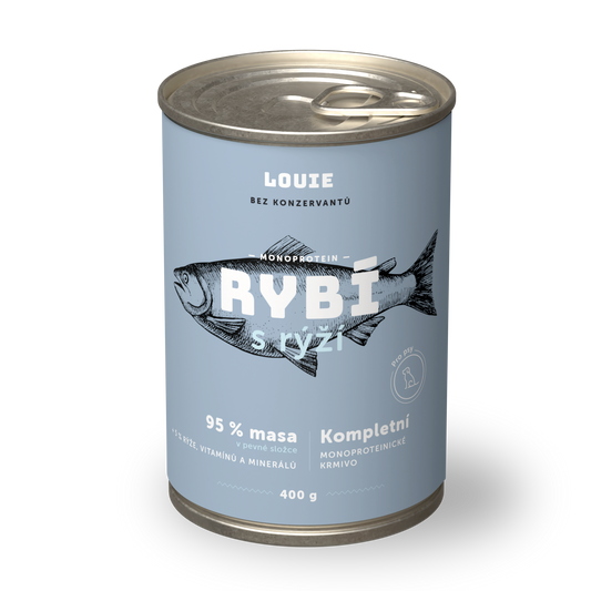 Rybí s rýží 400 g