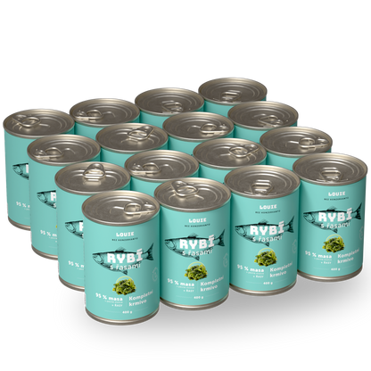 Výhodné balení 16 ks - Rybí s řasami 400 g