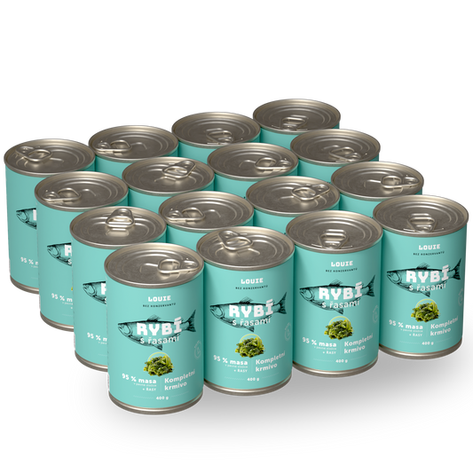 Výhodné balenie 16 ks - Ryba s riasami 400g